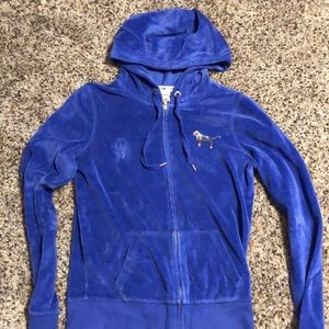 Pink Victoria’s Secret zip up worn once